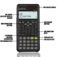 FX-991 ES PLUS 多功能科学函数计算器 - 417 种功能，专为学生考试设计，经济实惠的包装，学校用品，返校