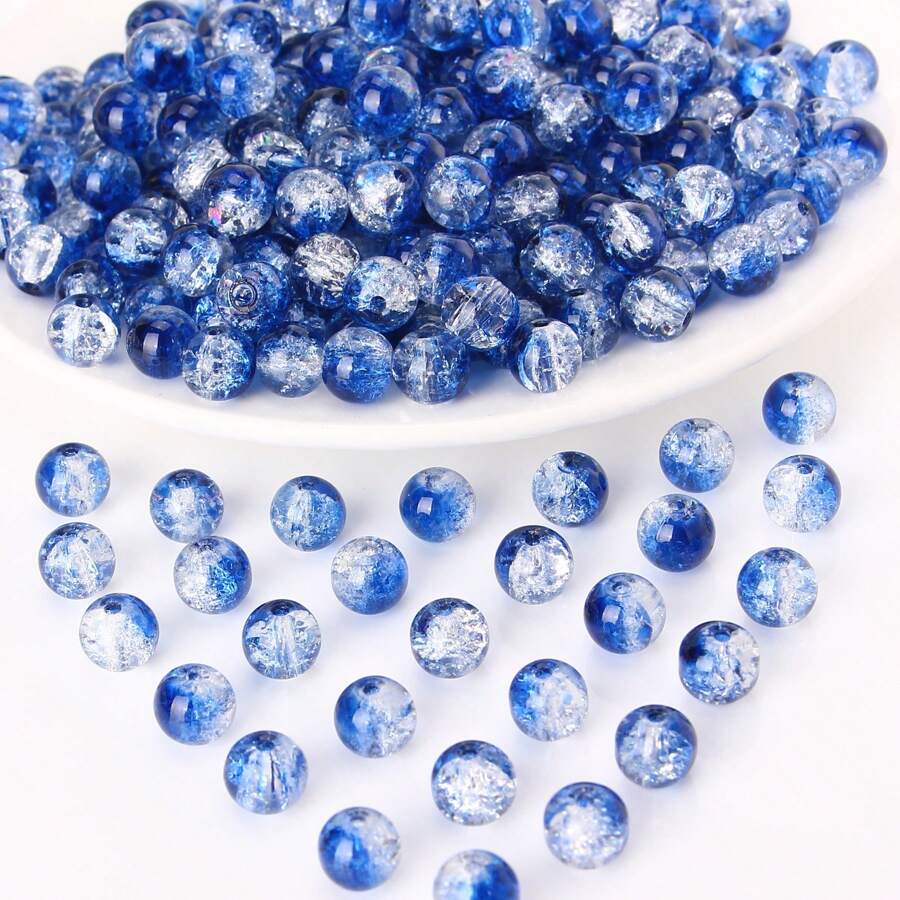 80pcs Two Tone Bead DIY Jewelry Accessory