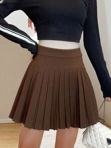 GIGOGOU 秋冬季女士迷你針織裙