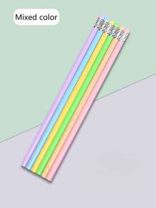 6/12/30/60/120/240支装定制刻字姓名及Logo铅笔 | 粉彩色HB木质铅笔，带橡皮擦 | 个性化学生生日、圣诞节、婚礼、新娘送礼佳品 | 批量教室、办公室、美术用品（返校季/情人节/企业礼品）学习用品（课本标记/作业书写/试卷填写） | 教师节礼物 + 护士医疗记录 + 婚礼宾客回礼 | 学生必备，定制标准铅笔，舒适易用，永恒之爱 - HB鉛筆(三角桿) - 查看 56