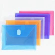 5 chiếc phong bì nhựa - Khóa dán dễ dàng, túi đựng tài liệu tự dán - Lý tưởng cho Giáng sinh, đám cưới, lễ tình nhân, trở lại trường, đồ dùng học tập - Nhiều màu - Xem 10
