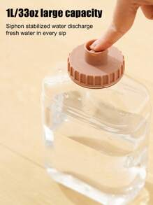 New Hanging Style Automatic Small Pet Feeder & Water Dispenser, 1L Gravity Pet Feeder And Water Bowl Set, Suitable For Rabbits, Puppies, Cats, Ferrets, Detachable Design, Fully Washable, Hanging Cage Design, Can Be Used Inside And Outside The Cage