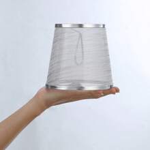 2 件金色和银色布艺 E14 旋入式夹式灯罩，简约美式，适用于水晶吊灯、壁灯、小台灯、照明配件更换 - 燈罩 - 查看 7