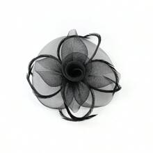 1pc Fascinators For Women Hats For Women Flower Fascinators For Women Church Kentucky Derby Hat Paper Clip Clip Style For Women And Girls - A - View 9