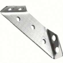 5/15/30 chiếc Giá đỡ góc bằng thép không gỉ 304 chịu lực nặng, Đầu nối góc 90 độ, Giá đỡ hoàn hảo cho tủ & đồ nội thất, phần cứng công nghiệp - Bạc - Xem 4