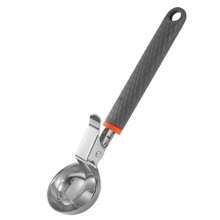 Silicone Handle Stainless Steel Ice Cream Scoop - Multicolor - View 9