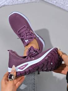 Damen modische bequeme Lässig atmungsaktive Sportschuhe, neue weiche Sohle, weiche Oberfläche, rutschfest, verschleißfest, Dicksohlen-Laufschuhe