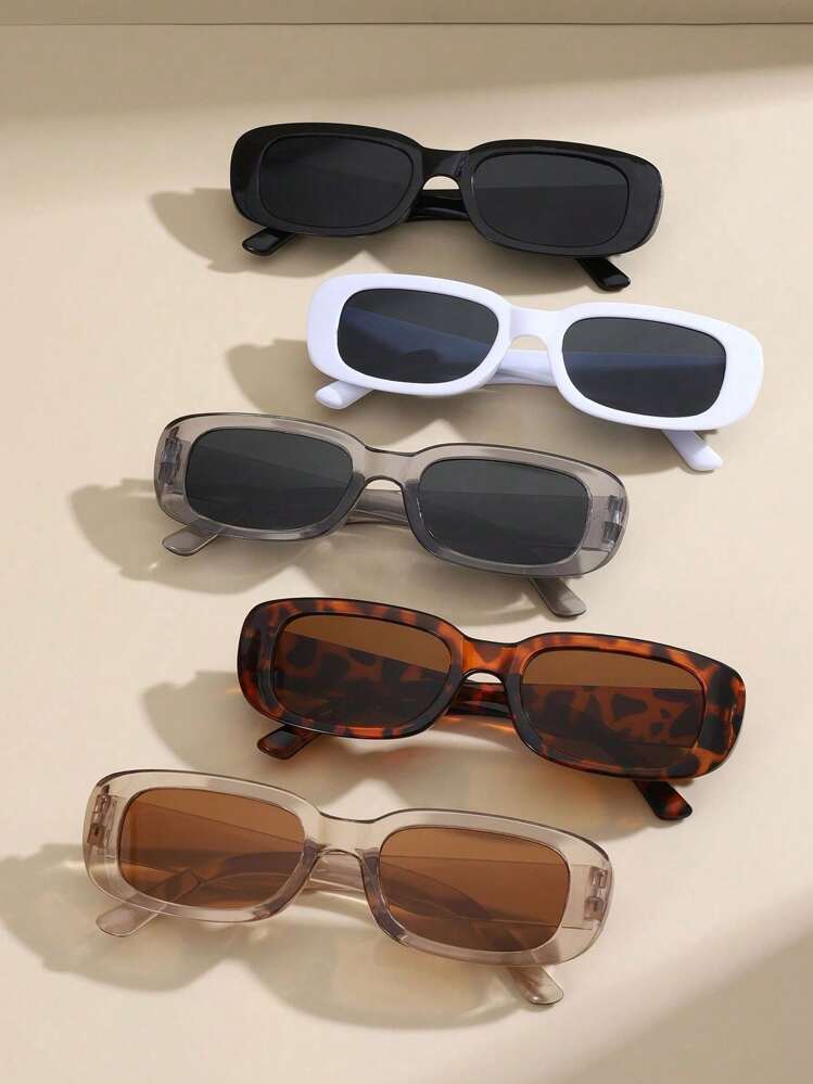 1 Pair, 3 Pairs, 4 Pairs, 5 Pairs, 6 Pairs, 7 Pairs, 20 Pairs Unisex Fashion Eyeglasses, Suitable For Daily Wear, Parties, Gatherings, All Seasons - Multicolor - View 12