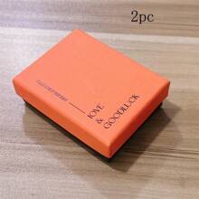 1/2/4pcs Dopamine Orange Jewelry Box For Rings, Necklace, Earrings, Pearl Jewelry Box, Premium Jewelry Box - Orange - View 21