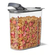 Rubbermaid Brilliance Pantry 18 Cup Cereal Keeper: Clear Plastic Food Storage Container, Dishwasher & Freezer Safe - 1 - View 3
