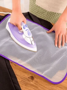 1 pieza Paño resistente al calor para planchar, protege la ropa de las planchas calientes, tejido resistente a altas temperaturas y paño de planchar antillama
