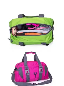 Bolsa grande de gimnasio/yoga para hombres y mujeres, bolsa de deporte para accesorios de fitness, bolsa de tote casual para viajes cortos