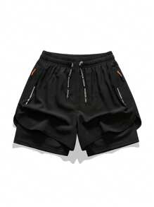3 Pcs Summer Thin Casual Sports Shorts For Men, Suitable For Workout, Running