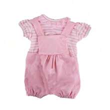 美国娃娃服装套装包括紧身衣、连衣裙、帽子，适合 18 英寸娃娃和 43 厘米新生娃娃（不包括娃娃，不适合重生娃娃）