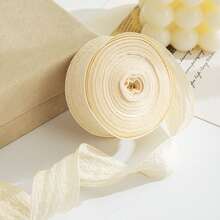 10 Yards Floral Bouquet Decoration Ribbon With Wavy Ruffles, Bows, Streamer Accessory For Gifts - Multicolor - View 17