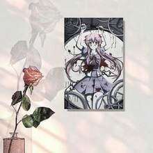 Framed The Future Diary Anime Posters Cute Posters Canvas Art Poster Poster Decorative Canvas Wall Art Living Room Posters Bedroom Birthday Party Decor, Mother's Day New Year Easter Gift,  Home Living Room Office Wall Decor, Perfect Gift And Wall Decoration - Framed - View 2