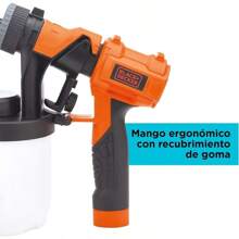 BLACK+DECKER Pistola para Pintar Eléctrica de 1200W (BDPH1200) - Sólo herramienta - Ver 3
