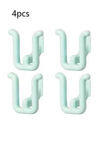 1 pezzo/2 pezzi/3 pezzi/4 pezzi Ganci autoadesivi in plastica per ciabatte, rastrelliera per ciabatte da bagno, montaggio a parete senza foratura per bagno, porta, parete del bagno, per riporre le scarpe, adatto per bagno, cucina, camera da letto, superfici lisce come piastrelle, metallo, vetro, legno liscio, facile installazione, stile alla moda, non adatto per pareti in intonaco, cemento, carta da parati, pareti imbiancate o altre superfici irregolari