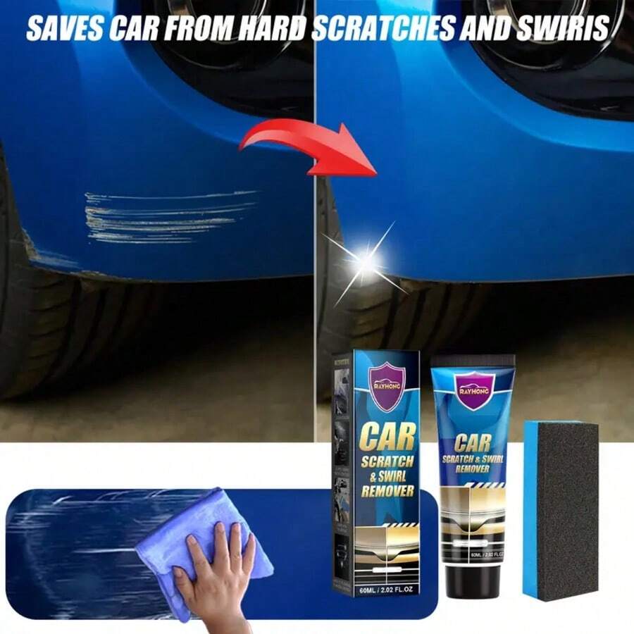 rayhong Car Scratch Repair Cream Car Maintenance Renovation Paint Scratch Scratch Polishing Paint Repair Cream - Multicolor - View 1
