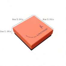 1/2/4pcs Dopamine Orange Jewelry Box For Rings, Necklace, Earrings, Pearl Jewelry Box, Premium Jewelry Box - Orange - View 9