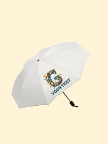 Parapluie personnalisé imprimé avec logo/lettre/nom pour enfants, idéal pour la commerciale, l'ouverture de l'entreprise, les petits cadeaux, les cadeaux de rentrée scolaire pour les enfants