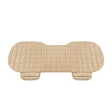 Car Seat Cover Front Rear Flocking Cloth Cushion Non Slide Winter Auto Protector Mat Pad Keep Warm Universal Fit Truck Suv Van