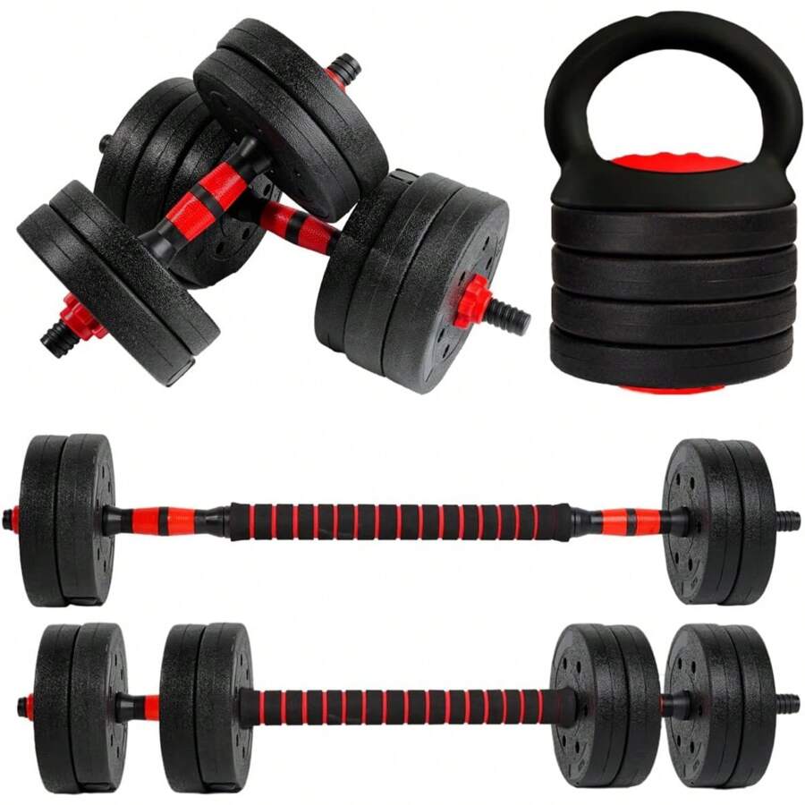 Dumbbell - #07 15 kg - Red Transformer con Kettlebell - View 1