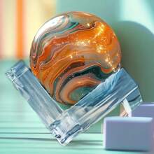 3D Seamless Silicone Sphere Mold, Suitable For Resin And Epoxy Casting - Large Round Ball Shape, For Floral Preservation, Candle Making And DIY Crafts