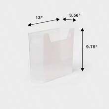 Small Multipurpose Storage Bin Clear - 1 - View 3