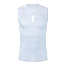 Capa Base reflectante para ciclismo, camiseta interior blanca para ciclismo, chaleco de secado rápido, ropa interior deportiva, chaleco ajustado, chaleco elástico alto, Jersey para bicicleta 8ZRD - negro 2 - Ver 3