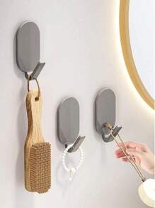 Ganchos adesivos fortes 10/5/1, sem necessidade de perfuração, de plástico para montagem na parede, adequados para cozinhas, banheiros, quartos, toalhas, jaquetas, chaves, bolsas, cozinha e banheiro universais, adequados para o Dia das Mães, Dia dos Namorados, embalagens de joias para o Dia dos Namorados, festas de fim de ano, artigos para festas, decoração de casa, Ano Novo, Halloween, casamentos de Natal, melhores presentes de Ano Novo