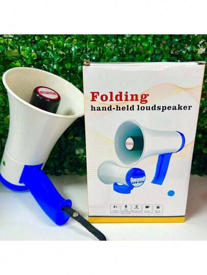 Megáfono mediano recargable con bluetooth, Megáfono , ALARMA, altavoz