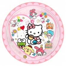 Sanrio Sanrio 41 Pcs Hello Kitty Party Decoration Hello Kitty Pink Kitty Including 1pc Tablecover 20 Pcs 7 Inches Plates And 20 Pcs 6.5 Inches Napkins Theme Birthday Party Decoration Favor Sets