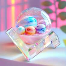 3D Seamless Silicone Sphere Mold, Suitable For Resin And Epoxy Casting - Large Round Ball Shape, For Floral Preservation, Candle Making And DIY Crafts