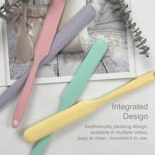 Multiple Colors Silicone Spatula, Silicone Jar Spatula, Non-Stick And Heat-Resistant Spatula For Mixing Cake Cream And Butter, Kitchen Utensils For Cooking And Baking