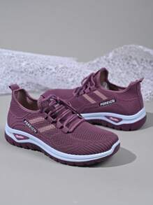 Damen modische bequeme Lässig atmungsaktive Sportschuhe, neue weiche Sohle, weiche Oberfläche, rutschfest, verschleißfest, Dicksohlen-Laufschuhe