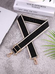 1pc Versatile Adjustable Shoulder Strap Maze Pattern Minimalist Shoulder Bag Accessory, Travel Replacement