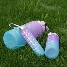 3PCS Large Capacity Sports Water Bottle Large, Medium And Small 3pcs School Girls Children Cute Drinking Cup Male Female Camping Hiking Cup Drinking Cup Set Handle...