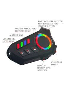 Bluetooth Headset With Voice Control For Motorcycle Helmet - 硬麥克風 2 - 查看 2