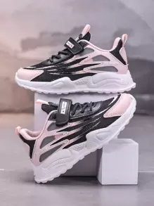 Zapatillas deportivas para correr de niñas adolescentes, tenis casuales transpirables de malla