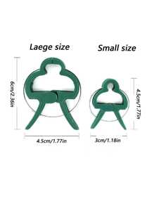 10pcs/Set Garden Vine Fixation Clips, Tomato, Cucumber, Bean, Greenhouse Vegetable Climbing Fixture Clamps, Plastic Plant Fastener Clips For Garden, Orchard, Flower
