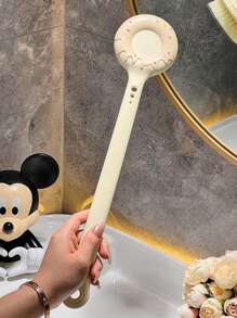 1 pieza Cepillo de espalda de mango largo, revitalizante masaje de barro, no necesita que nadie le frote la espalda con una toalla