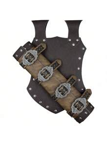 1 Pieza Rana de espada medieval, Funda de espada vintage de la Edad Media, Funda ajustable de mercenario caballero para Halloween