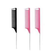 4把塑料发梳，适用于浓密/卷曲/稀疏/长/短发，男女通用，适合沙龙和家庭使用。磁性搭扣腕带，铁质吸盘发夹，缝纫用品，金属发夹造型工具梳，防静电发梳，美发造型工具，发饰