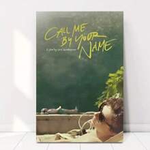 Framed  1pc, "Call Me By Your Name" Movie Poster, Frame Canvas Wall Art, Aesthetic Print For Bedroom, 'S Room, Living Room Decor, Artistic Oil Painting Canvas Wall Decoration - Framed - View 1
