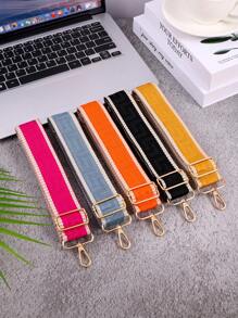 1pc Versatile Adjustable Shoulder Strap Maze Pattern Minimalist Shoulder Bag Accessory, Travel Replacement