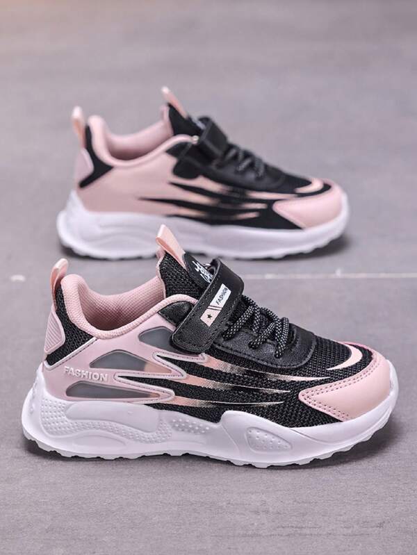 Zapatillas deportivas para correr de niñas adolescentes, tenis casuales transpirables de malla