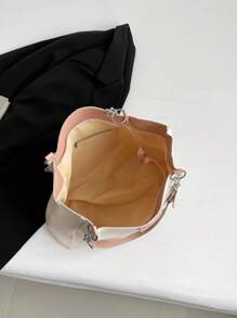 1pc Fashion High Capacity Commuter Versatile Tote Bag, Women's New Design Shoulder Bag 2025