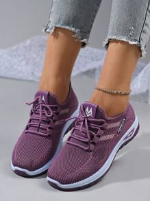 Damen modische bequeme Lässig atmungsaktive Sportschuhe, neue weiche Sohle, weiche Oberfläche, rutschfest, verschleißfest, Dicksohlen-Laufschuhe