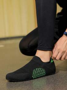 Unisex Aqua Shoes - Breathable Non-Slip Water Socks, Suitable For Beach, Swimming, Surfing And Outdoor Activities - Black Green - View 8